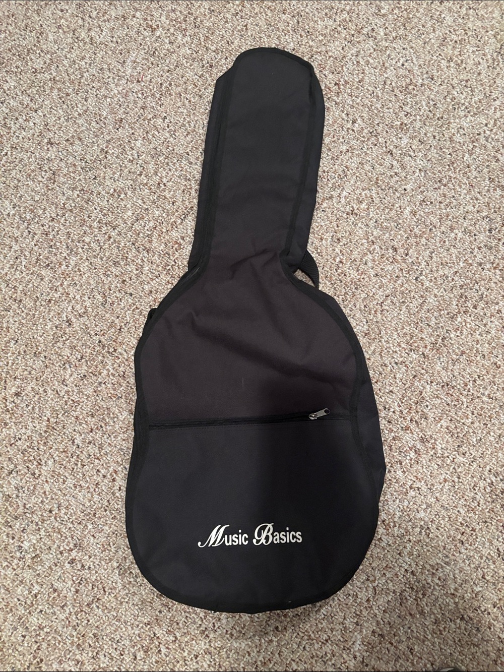 Black Guitar Gig Bag - Padded Soft Case with backpack straps